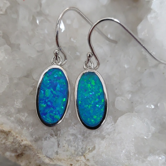 Jewelry - Sterling Silver Opal Earrings